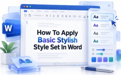 How to Apply the Basic Stylish Style Set in Word